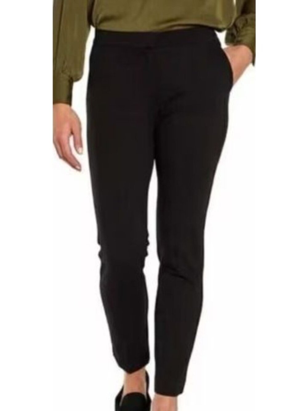 NWT Banana Republic Women's Size 12 Black Ponte Dress Pants